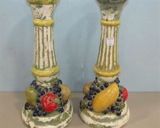 Large Ceramic Column Style Planters