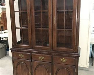 Broyhill Two Piece China Cabinet