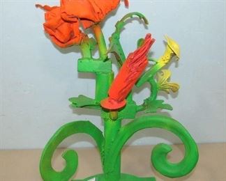 Richard McKey Metal Artwork "Painted Flowers"