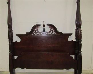 Modern Cherry Queen Size Bed