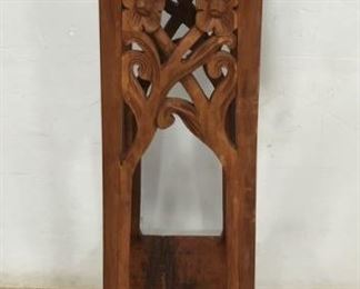 Carved Indonesian Wood Plant Stand