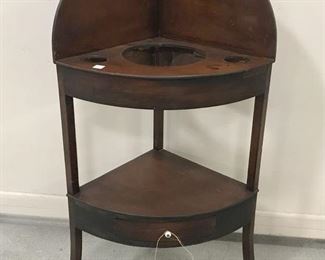 Primitive Style Corner Washstand
