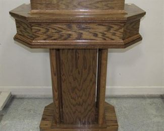 Well Made Oak Church Podium