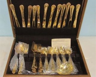 WM. Rogers & Son Brass Plated Flatware
