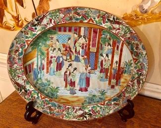 Antique Rose Mandarin Platter