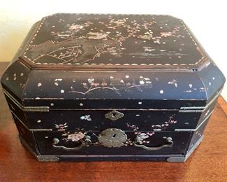 Antique Mahjong Box (only)