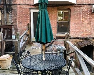 Some sturdy outdoor deck furnishings
