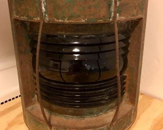 Antique ship light kerosene