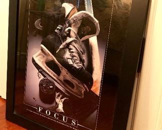Skate "Focus" Poster, Framed