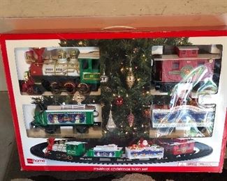 TOY CHRISTMAS TRAIN SET.  