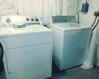 Whirlpool washer and dryer