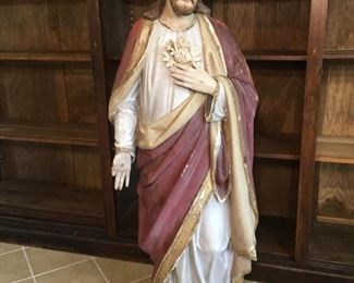 1820's Antique French Jesus Statue from church in South France