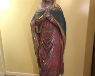 1880's Antique French Mary Statue from the South of France