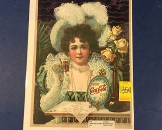 Coca-Cola ad, Victorian print