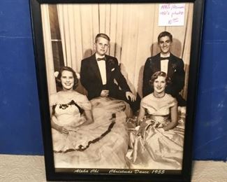 2986 resize1950s Alpha Chi Christmas Dance photo framed