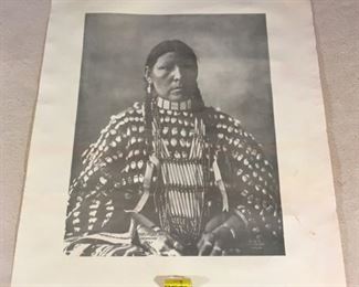 Reprinted photograph of Native American, Freckled Face Arapaho No. 67