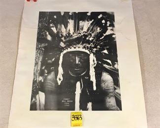 Reprinted photograph of Native American; Chief Bill Rock Crow tribe No. 68