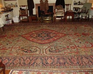 Beautiful antique Serapi carpet, Circa 1890-1900