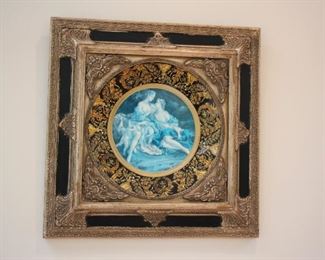 Framed Porcelain Art