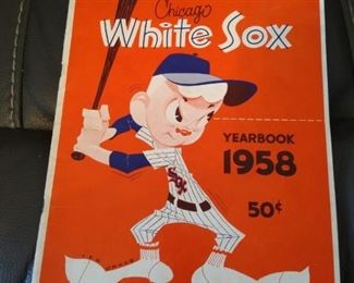 White Sox 1958 program! Great condition.