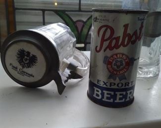 Vintage Pabst flat top beer can. Good condition!! 