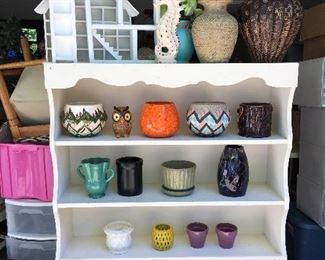 Vintage pottery and newer