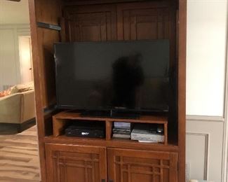 Mission Style Entertainment Center