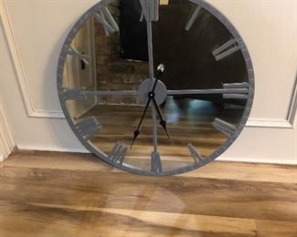 Mirrored Wall Clock