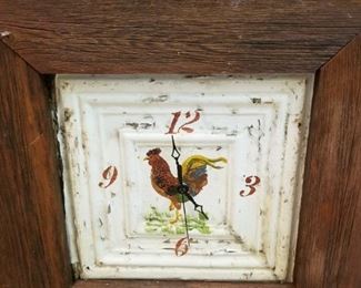 rooster wall clock