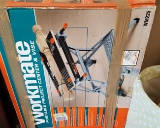 Portable work table in box