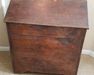 Antique hand made wooden box - made in Lexington