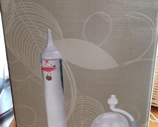 Acurite Galileo Thermometer with glass barometer - still in box