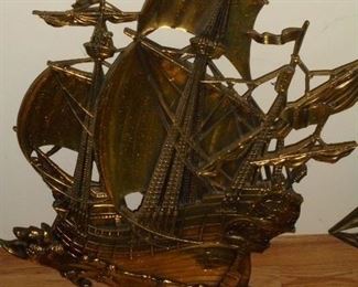 1 of 2 ship wall hangings