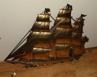 2 of 2 ship wall hangings