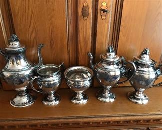 Rogers Smith & Co, New Haven, Conn 1950-five pieces.