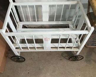 Vintage Doll Crib.