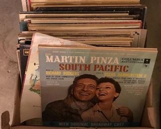 Assorted Record albums.