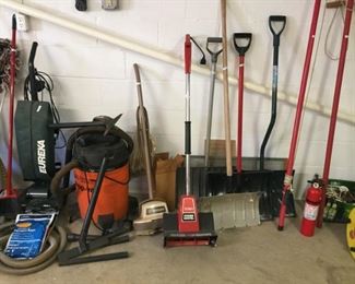 Shovels and Vacuums.