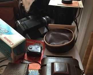 Cameras and accessories.