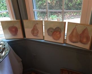 Set of Fruit Squares.