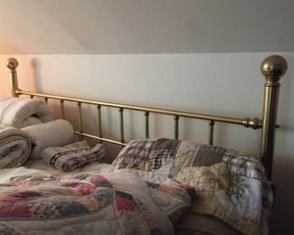 Brass King Size Bed.