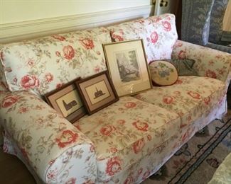 Floral Sofa.