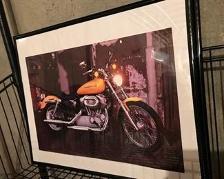 Motorcycle Print.