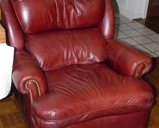 Hancock and Moore leather chair