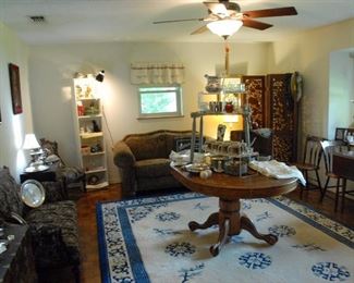 Oak Ball and Claw dining table