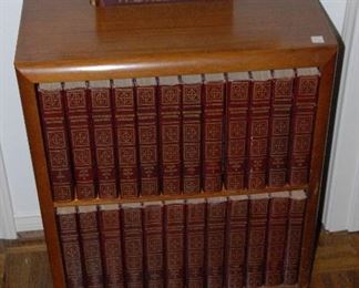 Encyclopaedia Britannica in matching case with  World Atlas