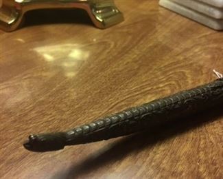 Dagger sheath is in the form of a serpent