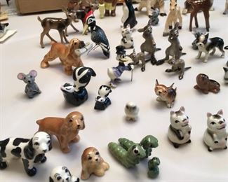 Hagen Renaker pieces from the Monrovia, California factory.  1949-early 1960's