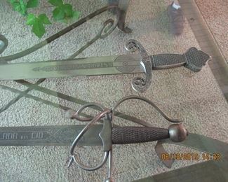 A PAIR OF SWORDS FROM SPAIN