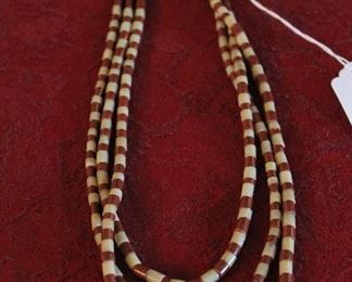 Santo Domingo Native American Heishi Bead Necklace